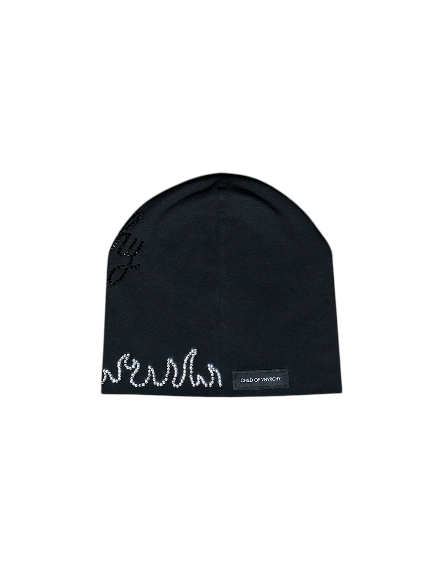 CHILD OF VNVRCHY SCRIPT RHINESTONE SKULLY