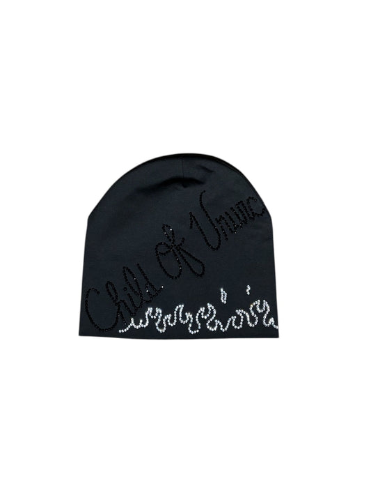 CHILD OF VNVRCHY SCRIPT RHINESTONE SKULLY