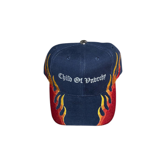 CHILD OF VNVRCHY VINTAGE FLAME PIT CREW HAT