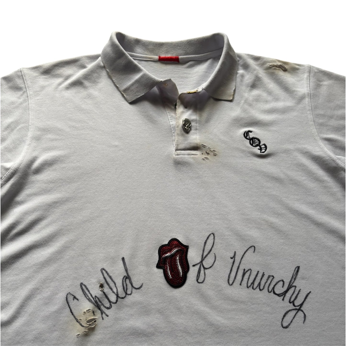 CHILD OF VNVRCHY DISTRESSED POLO