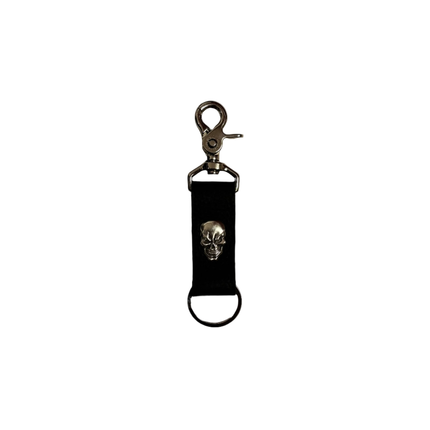 CHILD OF VNVRCHY LEATHER SKULL HEAD KEY RING