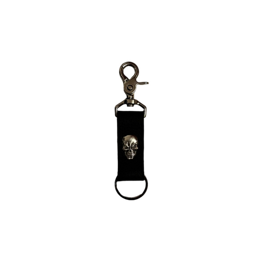 CHILD OF VNVRCHY LEATHER SKULL HEAD KEY RING