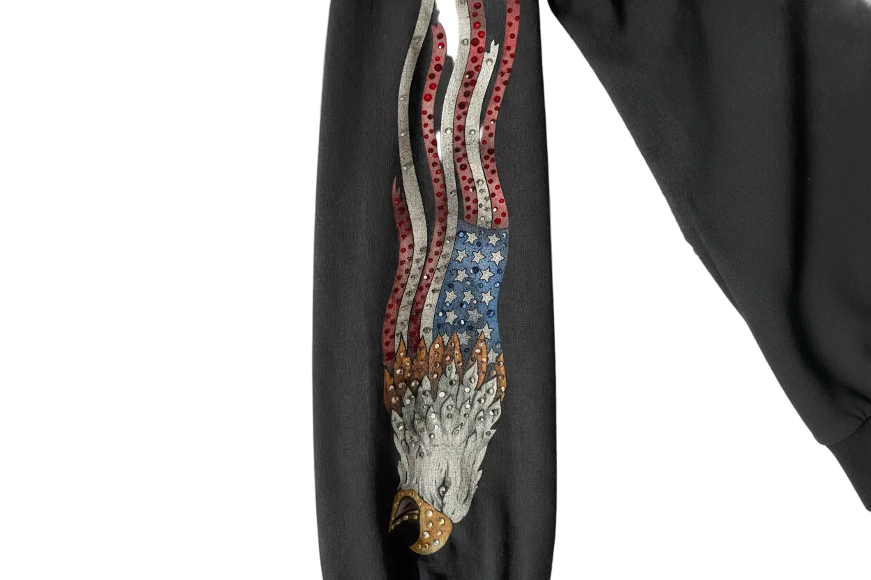CHILD OF VNVRCHY X VINTAGE RHINESTONE "AMERICANA" TEE