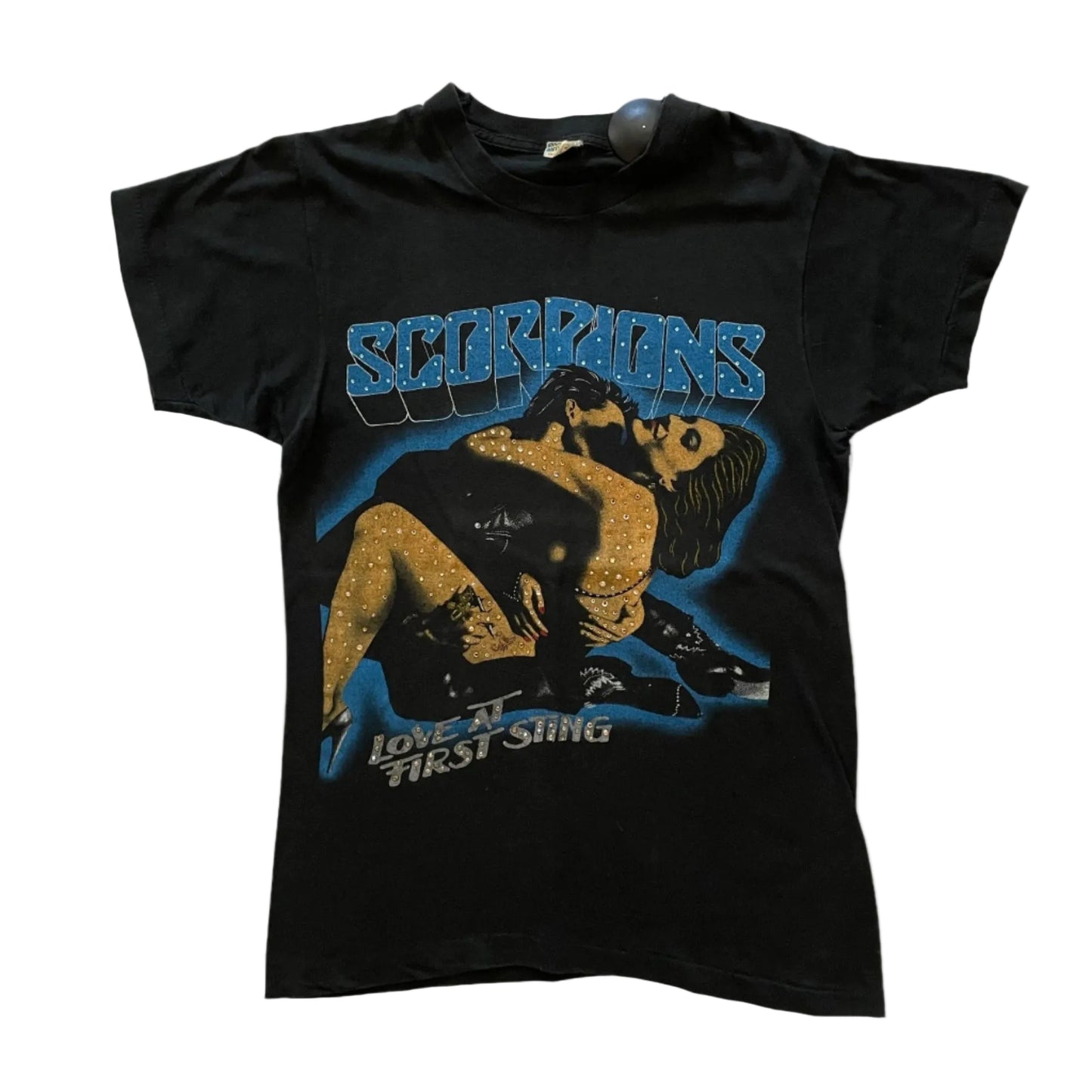 CHILD OF VNVRCHY X VINTAGE RHINESTONE SCORPIONS "LOVE AT FIRST STING" TEE